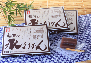 福井の冬の定番和菓子「越前水ようかん3枚セット」：武生製麺